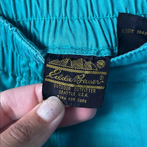 Eddie Bauer Turquoise Outdoor Shorts - Picture 2 of 5